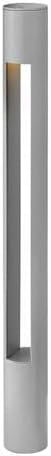4W 1 Led Round Small Bollard 2 inches Wide by 20 inches High-Titanium Finish Landscape Path 81-Bel-2986596 by Unknown