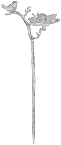 Sungmor Cast Iron Bird Feeder, Decorative Garden Stake, 26.2 Inches Tall by Sungmor