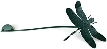 Bugs, Bees and Butterfly Garden Yard Stake Sign 20 to 33 Inches Tall (Dragonfly Stake 20" Tall, Hammered Dark Green) - Image 2