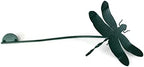 Bugs, Bees and Butterfly Garden Yard Stake Sign 20 to 33 Inches Tall (Dragonfly Stake 20" Tall, Hammered Dark Green) - Image 2
