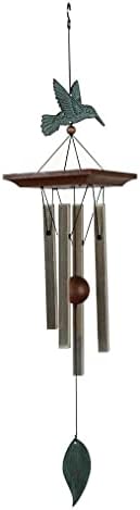 Outdoor Wind Chime Charm Vintage Fashionable Outdoor Living Wind Chimes Yard Garden Tubes Bells Copper Butterfly Wall Hanging Home Decoration Memorial Wind Chime (Color : C, Size : One Size) - Image 6