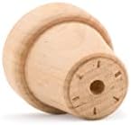 Woodpeckers Mini Craft Flower Pot 5/8-inch x 9/16-inch, Pack of 250 Unfinished Flower Pot for Diorama - Image 6