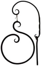 Hand Forged Iron Dinner Bell, Decorative Dinner Gong, Wall Mounted Dinner Chime Outdoor/Indoor Decorative Accent Hanging Bells (Circular Design) by NauticalMart
