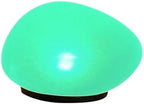 Solar Glass Garden Pebbles Outdoor, Pebble Shape Decorative Rock Lights Waterproof Solar, Glowing Cobblestone Stones for Outdoor Landscape Lighting, for Pathway, Yard Decor (Green) - Image 2