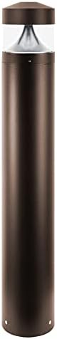 Solus Round LED Bollard Path Light – 10W Integrated LED, 937 Lumens, 4000K – Modern Outdoor Walkway Light, ETL Listed, Black or Bronze (Bronze, Single) by Solus