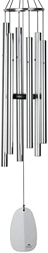 Woodstock Chimes Signature Collection, Bells of Paradise, Silver 44", Decor Designs Wind Chimes for Outdoor, Patio, Home or Garden Décor (BPLS) by WoodstockChimes
