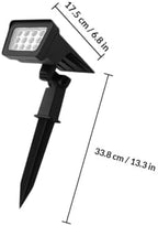 Outanaya Solar LED Path Light with Stake, Ip65 Waterproof Garden Spotlight - Image 2