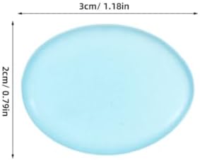 Xmas Glowing Pebbles Stones 300pcs Blue Resin Glow in Dark Rocks - Image 2
