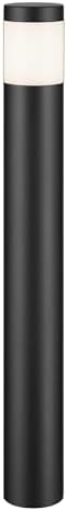Kichler 12 Volt 2700K LED 24" Round Bollard in Textured Black, for Walkways, Sidewalks, Driveways, Patios, (3" x 24"), 16265BKT27 - Image 2
