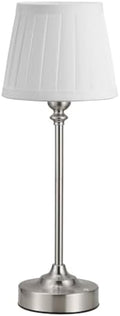 Kakanuo Cordless Table Lamp Rechargeable Silver - 1 Pack 4000mAH Battery Operated Lamp for Decor, 3000K Stepless Dimming Touch Control Wireless Lamp for Bedroom, Dining Table, Counter, Living Room by KakanuoLightings