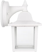 LIT-PaTH Outdoor Wall Light Fixture, Antirust Aluminum Glass, White 1 Pack - Image 4