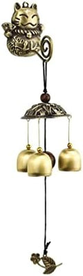Wind Chimes Indoor Outdoor Inddoor and Outdoor Hanging Copper Wind Chime Retro Home Wind Chimes Handmade Doorbell Decoration Hanging Ornament by Unknown