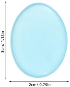 300pcs in Dark Pebbles Xmas for Fish Tank Blue Resin Glow - Image 2