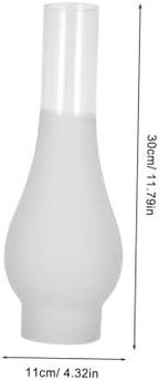 Xmas Kerosene Lamp Shade Glass Chimney Replacement for Small Oil Light - Image 5