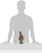 Ancient Graffiti Large 7-Stone Natural River Stone Cairn, 11 inches - Image 6
