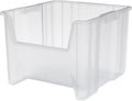 Akro-Mils Stak-N-Store Stackable Storage Bins, 17.5"x16.5"x12.5", Clear 2Pk by Akro-Mils