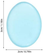 Glow in Dark Pebbles 300pcs Resin Blue Stones for Aquarium Xmas - Image 2