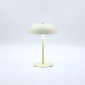 Cordless LED Mushroom Table Lamp, 5200mAh Battery, Dimmable 3 Color, White by JHWDHDTableLamp