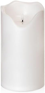 Homemory 6.3"x12" Extra Large Outdoor Waterproof Candle with Auto 6H Timer by Homemory