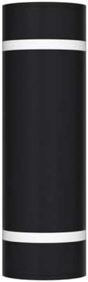 Cerdeco 13" Stainless Steel Modern Outdoor Wall Sconce Cylinder Porch Light - Image 4
