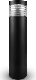 Bollard Light 25", 120-277V, 10W, 3CCT 3000-5000 Kelvin, Louvered Flat - Image 6