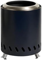Tabletop Fire Pit for Outdoor Camping and Picnics, Black Stainless Steel Wood Burning Fireplace, 5.9 x 7.9 x 5.9 in Smokeless Firewood Stove, Portable Mini Fire Bowl for Backyard by Unknown