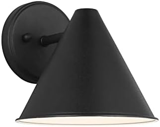 Generation Lighting Crittenden Small Outdoor Wall Lantern in Black - Image 2