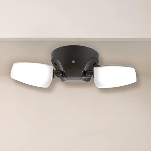 HALO Outdoor Twin LED Dusk to Dawn Flood Light with Selectable Color Temperature - Bronze - Image 3