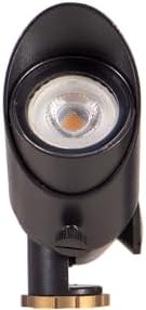 VOLT Top Dog 12V Cast Brass Mini Outdoor Spotlight (Black) - Image 2