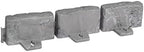 EasyFlex No-Dig Landscape Edging with Anchoring Spikes, 2.7 in Tall Decorative Stone-Look Garden Border, Foot Kit, Slate Gray, 15 Foot (Pack of 6) - Image 3