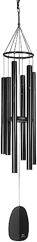 Woodstock Chimes Signature Collection, Windsinger Chimes of Orpheus, 54'' Silver Wind Chimes for Outdoor, Patio, Home or Garden Décor (WWOS) by WoodstockChimes