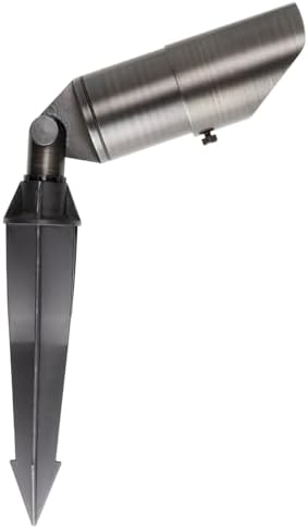 Proline RAL-8105 2-Pack Brass Low Voltage Landscape Spotlight – 12V Adjustable LED Uplight, Solid Brass Bronze Housing for Outdoor Accent, Trees & Garden Lighting, Includes Stake - Image 4