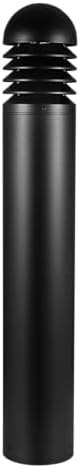 Bollard Light 39", 120-277V, 20W, 3CCT 3000-5000 Kelvin, Louvered Dome, Vandal Proof by LightingLabs