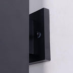 mirrea 12" Modern Outdoor Porch Light in 2 Lights, Matte Black, 1 Pack - Image 6