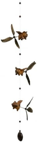 Candlestock Handmade Wooden Animal Hanging Wind Spinners - Pig by Candlestock