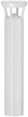 White Housing LED Bollard Light Outdoor 36" 24W/15W/12W Selectable 3000K/4000K/5000K 3CCT Outdoor Commercial Landscape Pathway Lighting, 120-277V, Waterproof Aluminum Garden Walkway Yard Lawn Light by ChoierlightLEDLighting