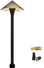 COLOER 1-Pack Brass12V Low Voltage Garden Path Lights Outdoor(605B) by COLOER