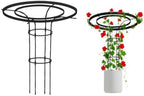 Umbrella Top Garden Trellis for Climbing Plants Outdoor, 3.7FT Tall Obelisk by OnlyGarden