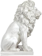 Design Toscano Lion of Florence Sentinel Indoor/Outdoor Animal Statue, 28 Inch Tall, Cast Stone Resin, Antique Stone Finish - Image 6