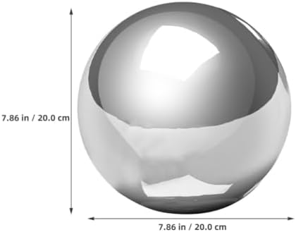 Gazing Ball Reflective Sphere Mirror Polished 20cm Stainless Steel - Image 2