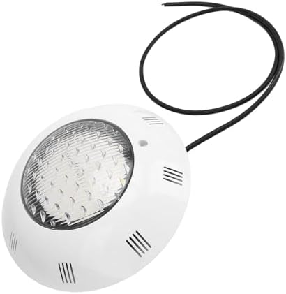 GOWENIC AC12V LED Pool Lights, IP68 Submersible Underwater Lights, Wall Mounted Landscape Swimming Pool Light (Warm White 9W) by GOWENIC