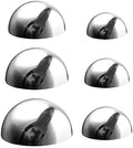 YARNOW Gazing Balls 6Pcs Garden Hemisphere Mirror Gazing Half Polished Stainless Steel Reflective Globe Outdoor Hollow for Gardens Ponds Home Decor Garden Mirror by YARNOW