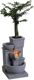 Tabletop Water Fountain Fountain with Flowing Waterfall Desktop by Unknown