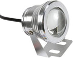 10W Underwater Spotlight - 12-24V Rotation Spotlight, IP68 Waterproof Surface Mounted Pool Lights, Submersible LED Lamps, Outdoor LED Ground Spotlight, For Fish Ponds, Aquariums(Warm white light,A-12V by Unknown