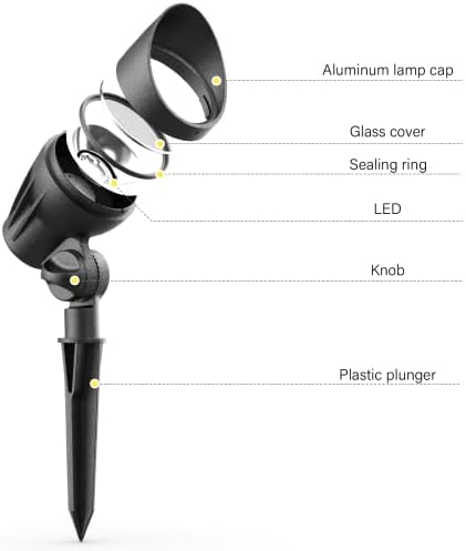 Malibu 11 Watt Floodlight Landscape Lighting Outdoor Spotlight Waterproof Lighting for Driveway, Yard, Lawn, Flood, Garden, Outdoor Lighting 8401-2650-01 - Image 5
