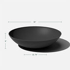 Veradek Mason Series Lane Bowl - Large Outdoor Bowl Planter - Image 2