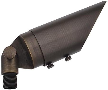 MarsLG BRS1 ETL-Listed Solid Brass Low Voltage Landscape Directional Spot Up Light in Antique Brass Finish with Ground Spike and Free MR16 LED Bulb, 36UL01BS - Image 3