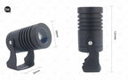 LED Beam Spotlight - Floor Light Spotlight, IP67 Narrow Beam Spot Lamp, LED Beam Spotlight, Outdoor Building Exterior Wall Projector Lights, Outdoor Building Remote Illumination Spotlight(Cold White 6 - Image 2