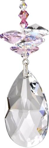 Woodstock Chimes Sun Catcher Crystal Fantasy, 4.5" Angel Crystal Suncatcher Pink Hanging Window Prism for Indoor Kitchen Office Gifts Rearview Car Mirror Décor, Rainbow Makers Collection - Image 5