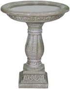 SKYFIRE 20”Dia.X 23.8”Tall Outdoor Birdbath with Pedestal - Modern Garden Birdbaths Outdoor Decor for Bird Spa & Birdfeeder, Floor Bird Baths for Garden Patio, Yard, Lawn - Image 4